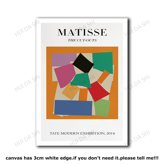 Matisse - Tate nowoczesny plakat Wall Art, Henri Matisse wycinanki - Wianko - 6