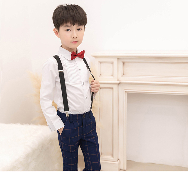 Garnitur dziecięcy formalny - książęcy strój dla chłopców na ślub, ceremonię i szkołę - Wianko - 10