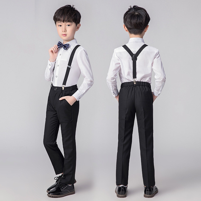 Garnitur dziecięcy formalny - książęcy strój dla chłopców na ślub, ceremonię i szkołę - Wianko - 6