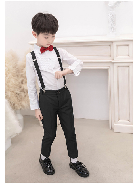 Garnitur dziecięcy formalny - książęcy strój dla chłopców na ślub, ceremonię i szkołę - Wianko - 12