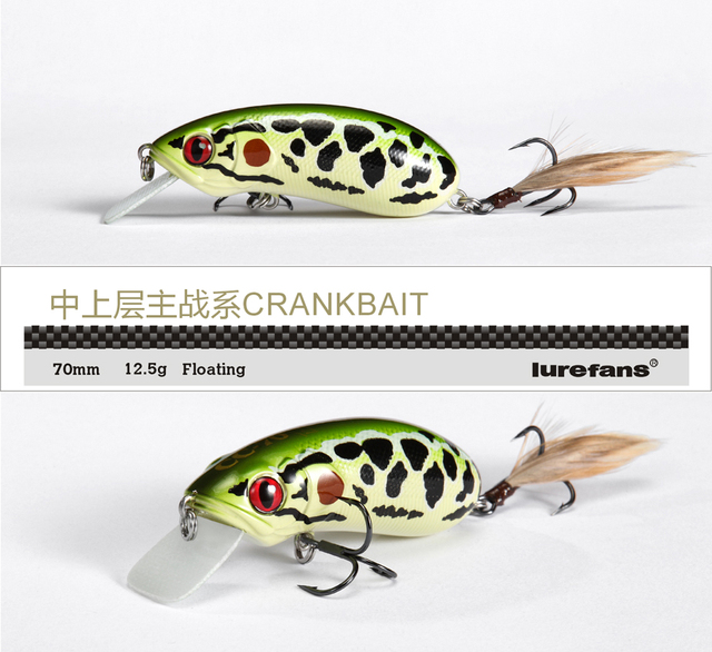 Przynęta Crankbait Jerk Lurefans CC70 pływająca 70mm 13g Sea Bass fałszywa twarda przynęta karpia błystka Wobbler Set - Wianko - 17