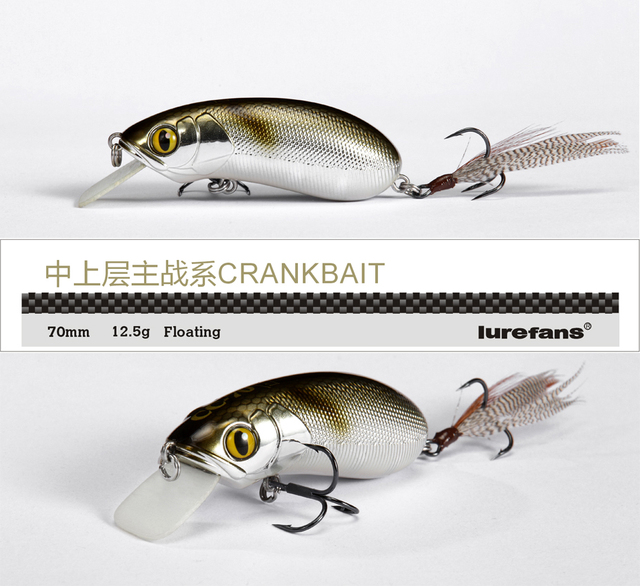 Przynęta Crankbait Jerk Lurefans CC70 pływająca 70mm 13g Sea Bass fałszywa twarda przynęta karpia błystka Wobbler Set - Wianko - 13