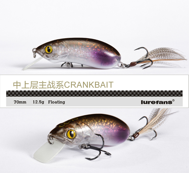 Przynęta Crankbait Jerk Lurefans CC70 pływająca 70mm 13g Sea Bass fałszywa twarda przynęta karpia błystka Wobbler Set - Wianko - 8