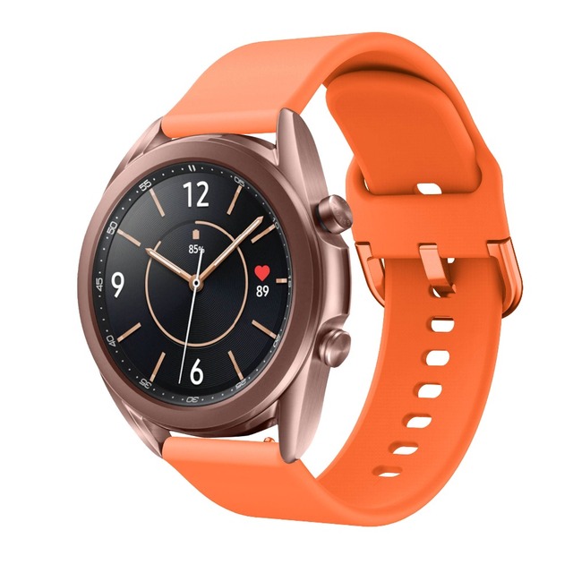 Silikonowy pasek do zegarka Samsung Galaxy 3 - Sportowy pasek inteligentny - 20mm 22mm paski do zegarków - Wianko - 20