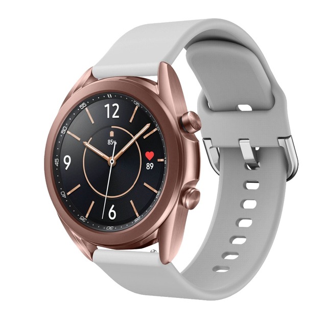 Silikonowy pasek do zegarka Samsung Galaxy 3 - Sportowy pasek inteligentny - 20mm 22mm paski do zegarków - Wianko - 25
