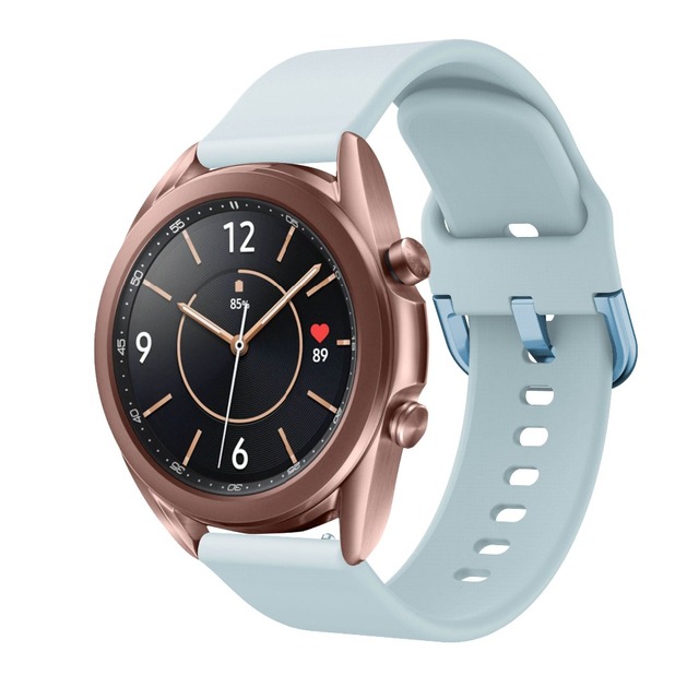 Silikonowy pasek do zegarka Samsung Galaxy 3 - Sportowy pasek inteligentny - 20mm 22mm paski do zegarków - Wianko - 27