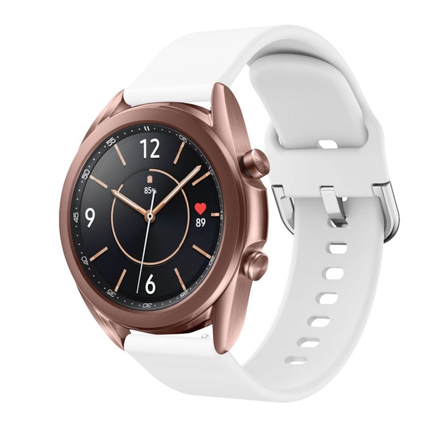 Silikonowy pasek do zegarka Samsung Galaxy 3 - Sportowy pasek inteligentny - 20mm 22mm paski do zegarków - Wianko - 19
