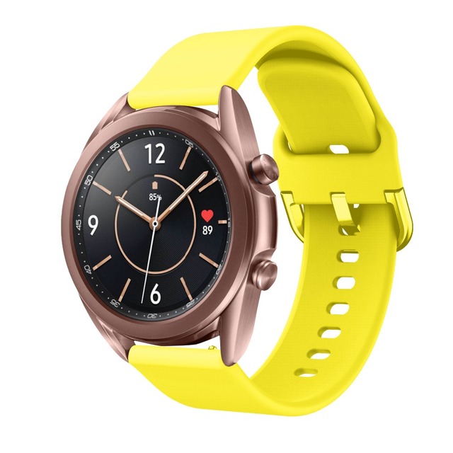 Silikonowy pasek do zegarka Samsung Galaxy 3 - Sportowy pasek inteligentny - 20mm 22mm paski do zegarków - Wianko - 24