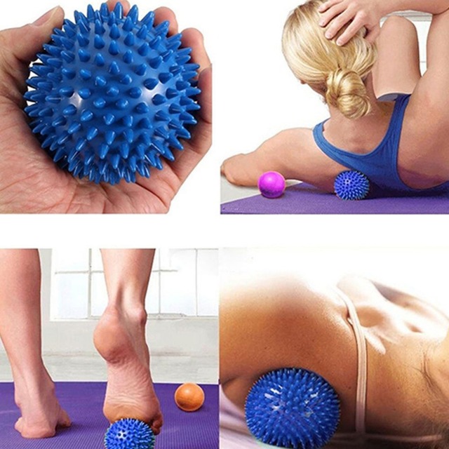 EPP Myofascial Release orzechowa piłka do masażu i fitnessu z podwójnym Roller Trigger Point Therapy - Piłki fitness - Wianko - 16