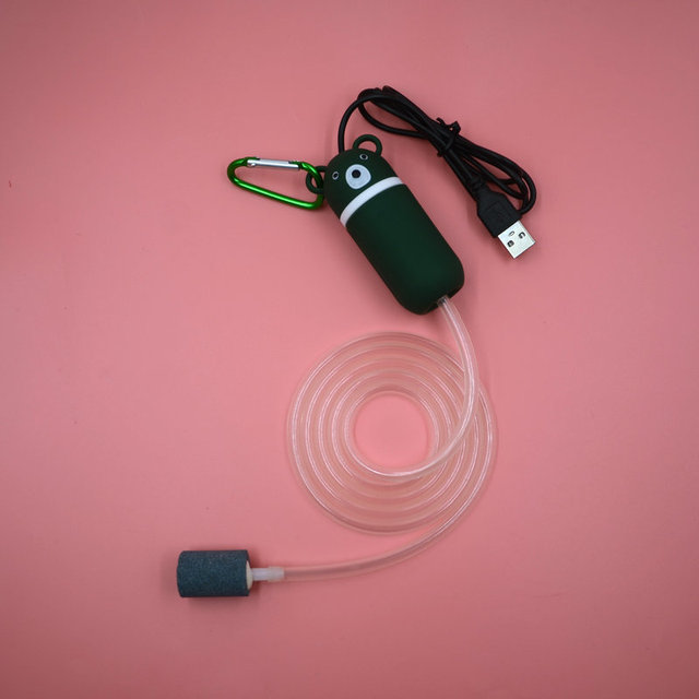 Mini Pompa Powietrzna USB do Akwarium - Cicha, Energooszczędna, Przenośna - Wianko - 8