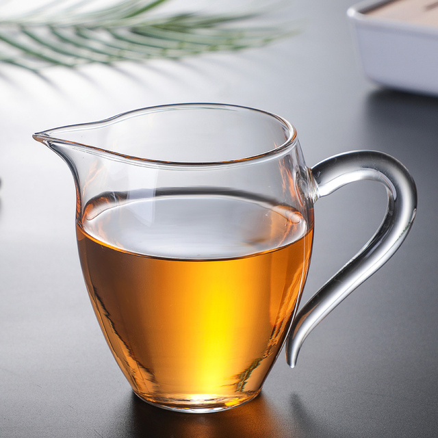 Kubek do herbaty Kung Fu z uchwytami, przezroczyste żaroodporne szkło, zdrowy napój - Wianko - 7