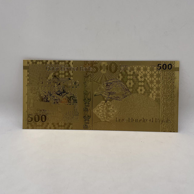 10 sztuk złotych banknotów pamiątkowych 0 Euro Mona Lisa Smile 500 Euro 500 Riyals do kolekcji Momery - Wianko - 5