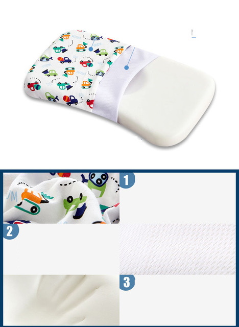 Poduszki dziecięce bawełna Cartoon - poduszki z poszewką dla dzieci, mała poduszka podpórka dla głowy dziecka, poduszka ochrona niemowląt Cush - Wianko - 5