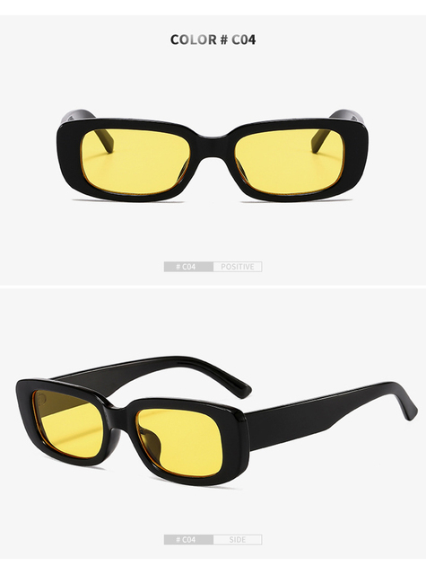 Okulary rowerowe Vintage Retro 2021 Lunette De Soleil - okulary luksusowej marki podróży, kwadratowy kształt, małe prostokątowe soczewki - Wianko - 7