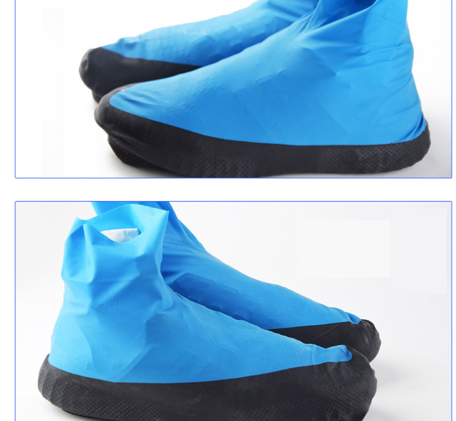 Wodoodporny pokrowiec na gumowe buty wielokrotnego użytku - ochrona przed deszczem, elastyczne ochraniacze na buty, antypoślizgowe, dla rowerzystów (Dropshipping) - Wianko - 6