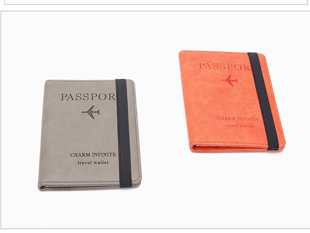 Vintage Business Etui na paszport RFID z wielofunkcyjnym uchwytem - karty, dokumenty, portfel podróżny - Wianko - 10