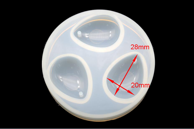 Kulki koralików silikonowych bez dziur - przezroczyste, okrągłe, do tworzenia biżuterii z żywicy DIY (9mm-25mm) - Wianko - 10