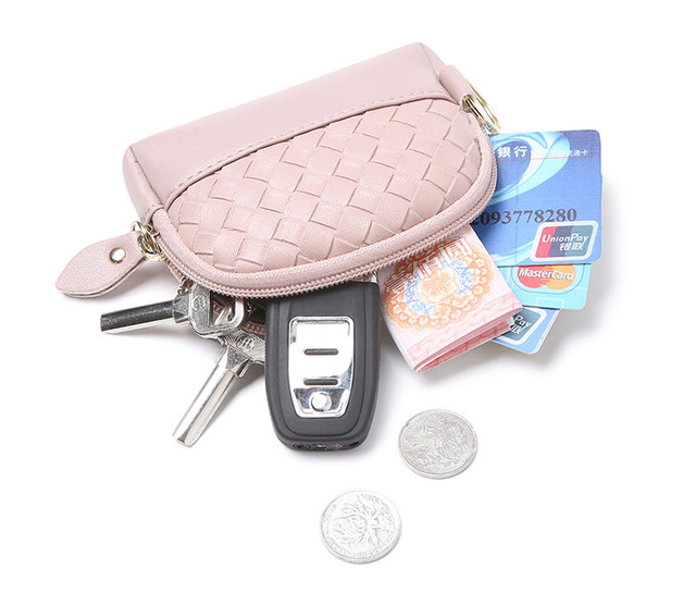 Kopertówka damska, śliczny futerał na klucze, elegancki portfel - łańcuszek, projektant dla dziewczyn, moneta - Wianko - 4