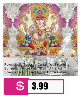 Posąg buddy medytacji z 7 gobelinami Chakra Mandala do zawieszenia na ścianie w stylu Boho - Wianko - 37