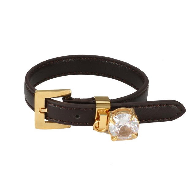 Skórzana bransoletka regulowana zegarkiem nadgarstek dla kobiet i mężczyzn, luksusowa marka biżuterii sportowej - Wianko - 9