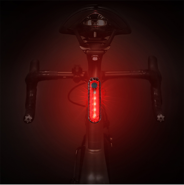 MTB Światło rowerowe z 4 trybami, wodoodporne, z tylnej COB LED, zasilane USB, ostrzegawcze, lampa bezpieczeństwa rowerowa - Wianko - 4