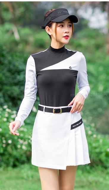2020 Nowa spódnica golfowa dla kobiet PGM Skorts - plisowana, antyopróżniona spódnica spodenki tenisowe - Wianko - 2