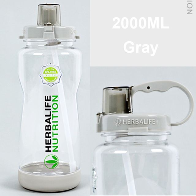 Hurtownia Herbalife Nutrition Sport - Bidon 2L 1000ml - Przenośna butelka wody plastikowa na rower, wspinaczkę, piknik i camping - Wianko - 16