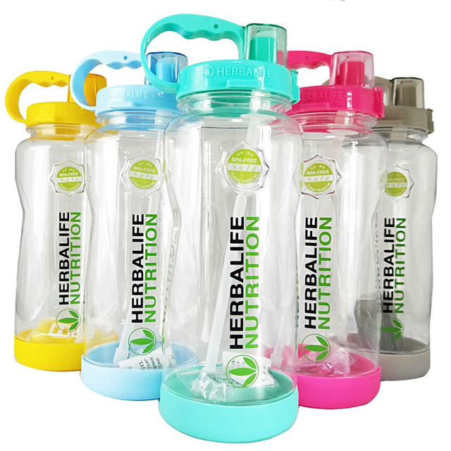 Hurtownia Herbalife Nutrition Sport - Bidon 2L 1000ml - Przenośna butelka wody plastikowa na rower, wspinaczkę, piknik i camping - Wianko - 6