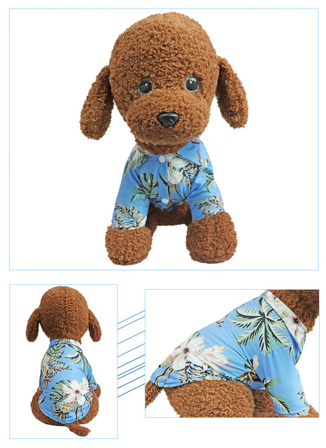 Koszulka kratka w stylu Hawajskim dla psa - Wianko - 9