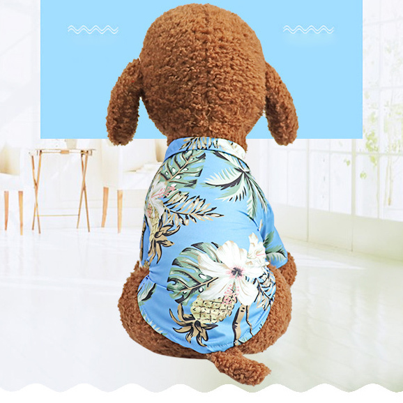Koszulka kratka w stylu Hawajskim dla psa - Wianko - 15