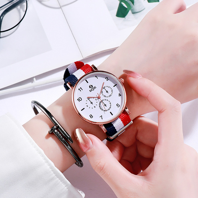 Nowoczesny damski zegarek luksusowy Rainbow, inspirowany najnowszymi trendami, z egzotycznym, retro wzornictwem - Wianko - 8
