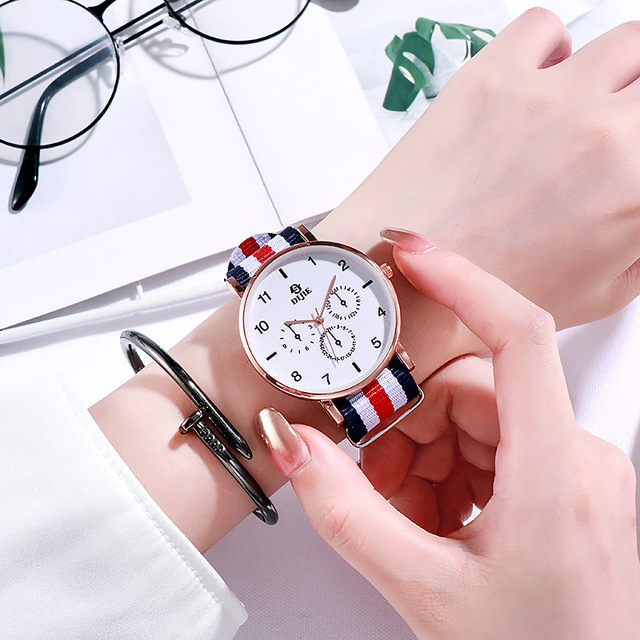 Nowoczesny damski zegarek luksusowy Rainbow, inspirowany najnowszymi trendami, z egzotycznym, retro wzornictwem - Wianko - 5