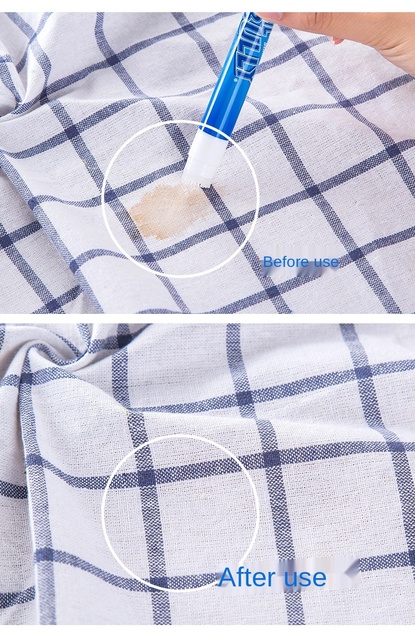 Przenośna szczotka do natychmiastowego odplamiania ubrań - detergent do czyszczenia smarów z piór - Wianko - 4