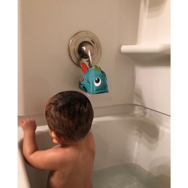 Praktyczna osłona na krawędź i róg wanny do ochrony dziecka podczas kąpieli - miękkie ryby w kształcie (H3CD) - Wianko - 3