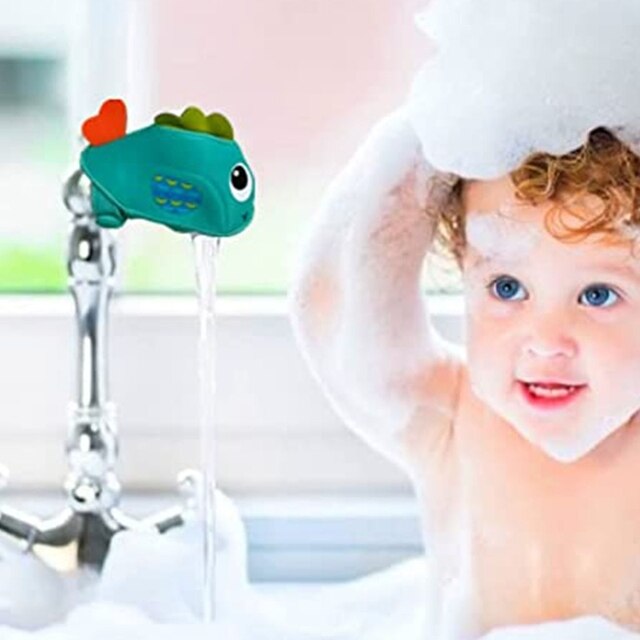 Praktyczna osłona na krawędź i róg wanny do ochrony dziecka podczas kąpieli - miękkie ryby w kształcie (H3CD) - Wianko - 6