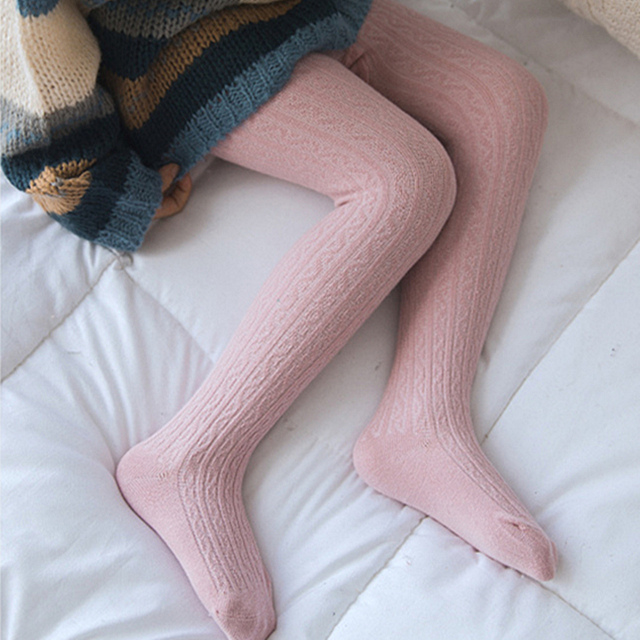Ciepłe rajstopy dla dziewczynki z trwałej bawełny, idealne na zimę, 0-8 lat - Wianko - 22