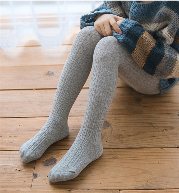 Ciepłe rajstopy dla dziewczynki z trwałej bawełny, idealne na zimę, 0-8 lat - Wianko - 23