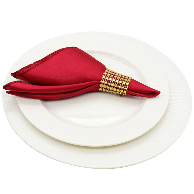 50 satynowych serwetek miękkich chusteczek 30x30cm - dekoracja stołu bankietowego w romantycznym stylu - Wianko - 7