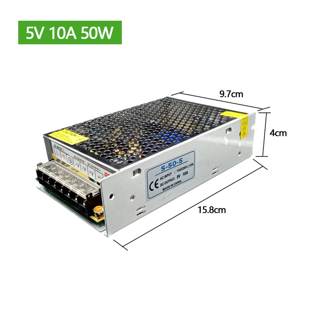 Transformator zasilania 220V do 5V/12V/24V, 1A/2A/3A/5A/10A/20A/30A/40A - Wianko - 8