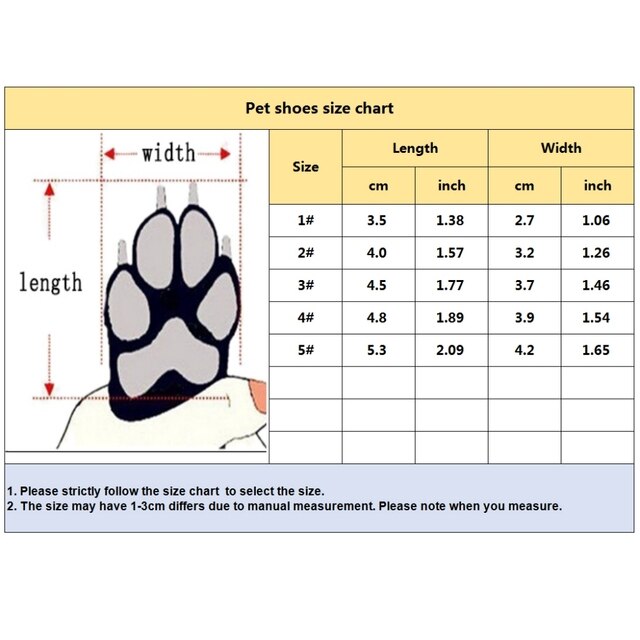 Zestaw 4 antypoślizgowych zimowych butów dla zwierząt - skarpetki dla psa Puppy Cat Shoes - Wianko - 1