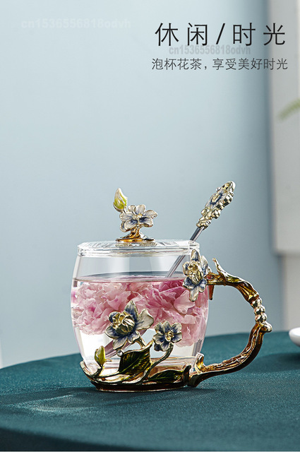 Kubek śniadaniowy ze szkła - kreatywny i przezroczysty, z uchwytem - idealny do mleka, wody, kawy, soku, herbaty oraz napojów kwiatowych, wspierający zdrowie - Wianko - 6