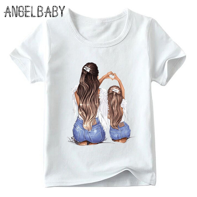 2021 Moda: Rodzina wygląda - T-shirt miłości dla mamy i dziewczynki - Wianko - 18