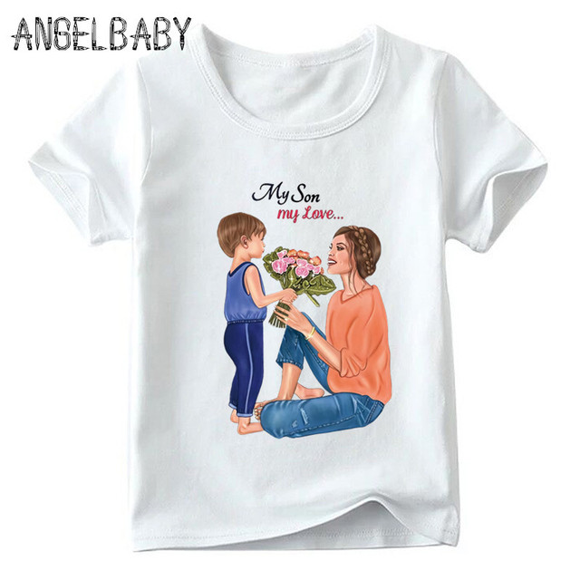 2021 Moda: Rodzina wygląda - T-shirt miłości dla mamy i dziewczynki - Wianko - 24
