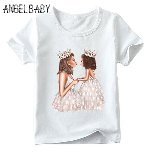 2021 Moda: Rodzina wygląda - T-shirt miłości dla mamy i dziewczynki - Wianko - 16