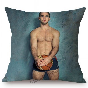 Poszewka na poduszkę dekoracyjna - Nude mężczyzna z mięśniami Jock Sexy Hunk Hot Man Guy LGBT Right Gay - Wianko - 22