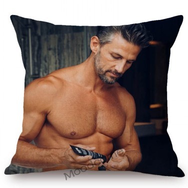 Poszewka na poduszkę dekoracyjna - Nude mężczyzna z mięśniami Jock Sexy Hunk Hot Man Guy LGBT Right Gay - Wianko - 26