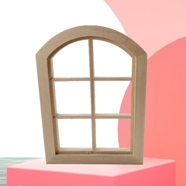 Model zabawki 1/12 dla dzieci - niepomalowany dom dekoracja pokoju ze stolikami i krzesłami - Wianko - 4