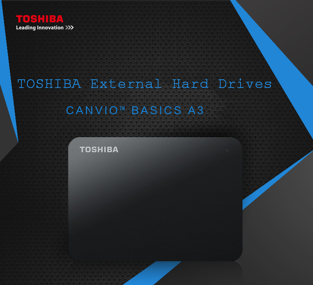 Oryginalny Toshiba A3 2.5'' przenośny zewnętrzny dysk twardy USB 3.0 HDD 4TB/2TB/1TB - Wianko - 1