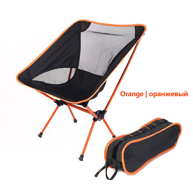 Składane krzesło ultralight dla podróżników, kempingu, pikników - Outdoor Portable Camping BBQ Beach Seat - Wianko - 35