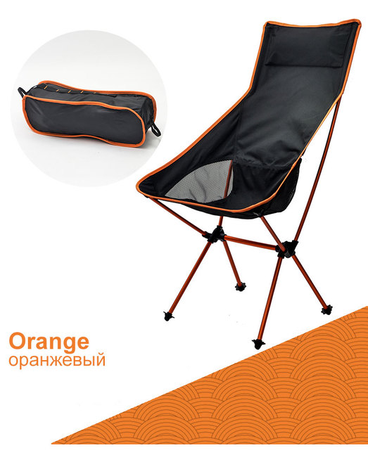 Składane krzesło ultralight dla podróżników, kempingu, pikników - Outdoor Portable Camping BBQ Beach Seat - Wianko - 31